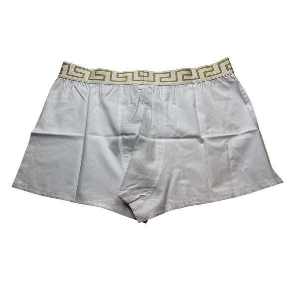 10-16 VERSACE Men's Underwear Boxers White/Gold Size 7/ XL - Picture 2 of 11